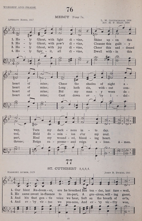 Hymns of the United Church page 68