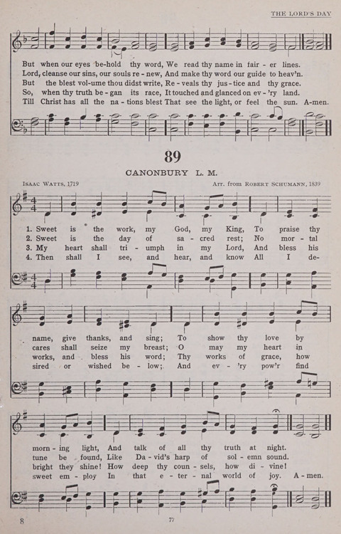 Hymns of the United Church page 77