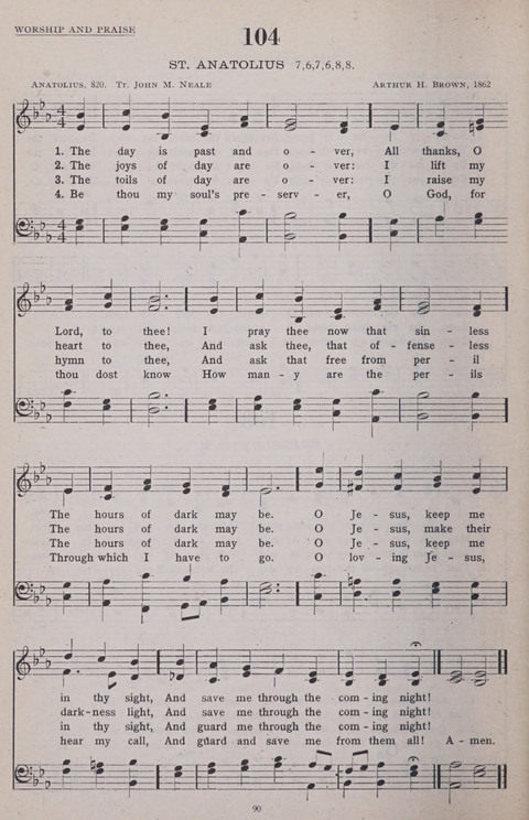 Hymns of the United Church page 90