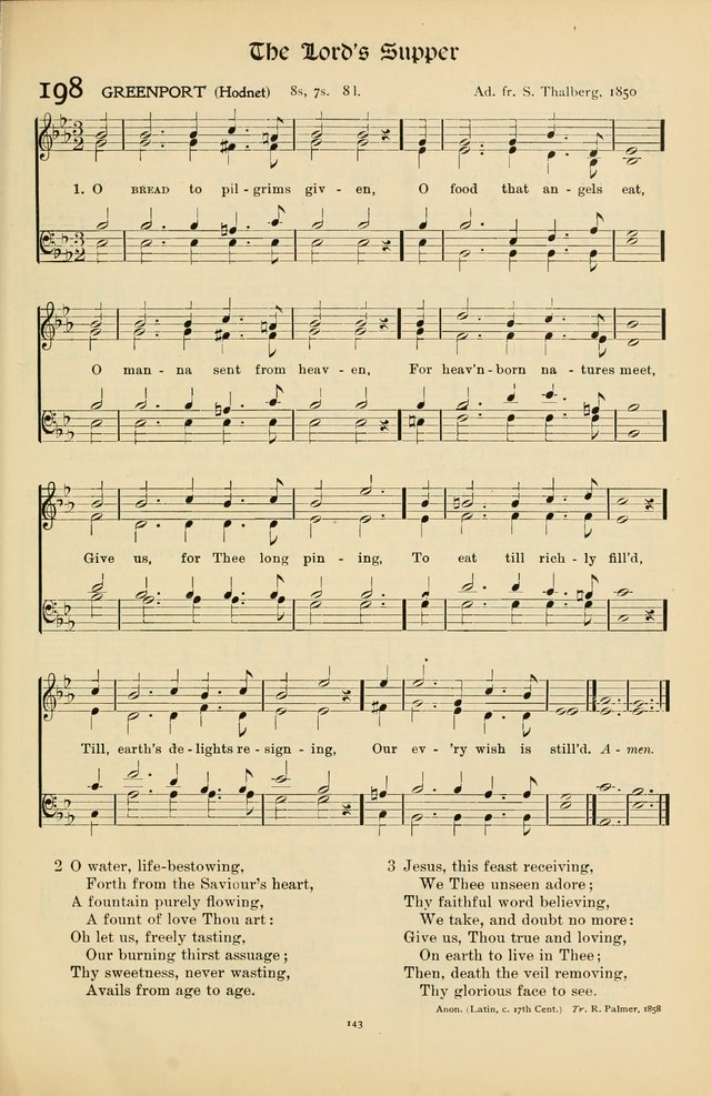 Hymns of Worship and Service page 143