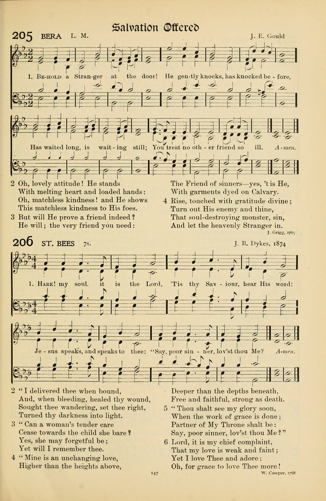 Hymns of Worship and Service page 147