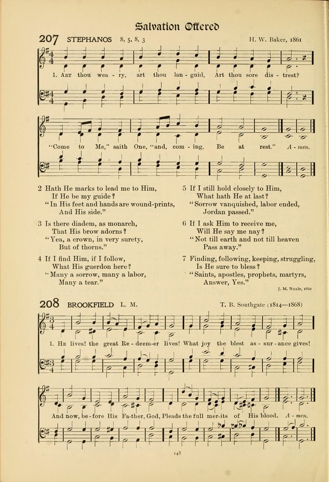 Hymns of Worship and Service page 148