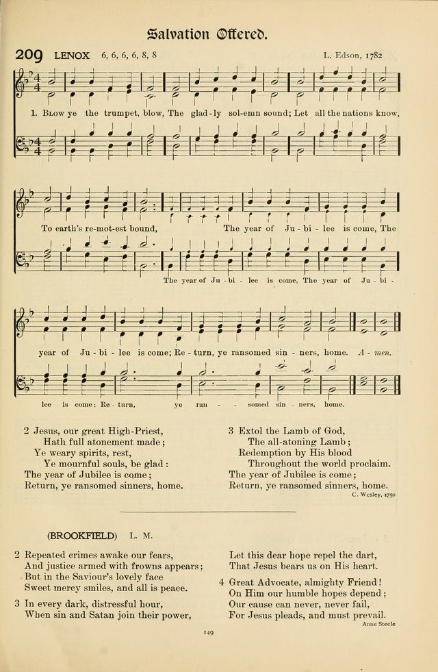 Hymns of Worship and Service page 149