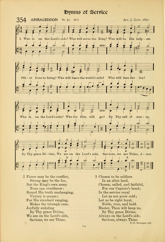 Hymns of Worship and Service page 254