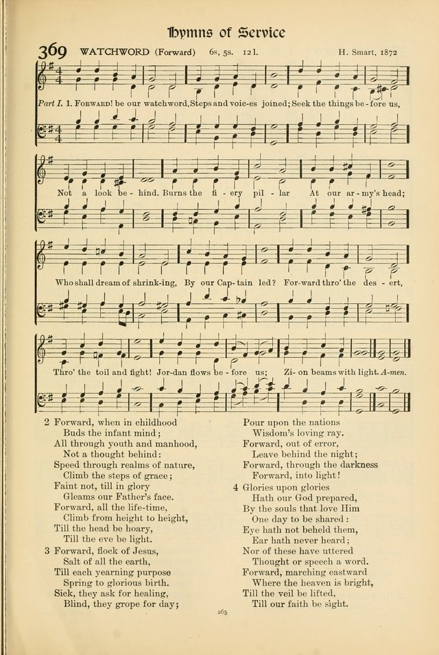 Hymns of Worship and Service page 265