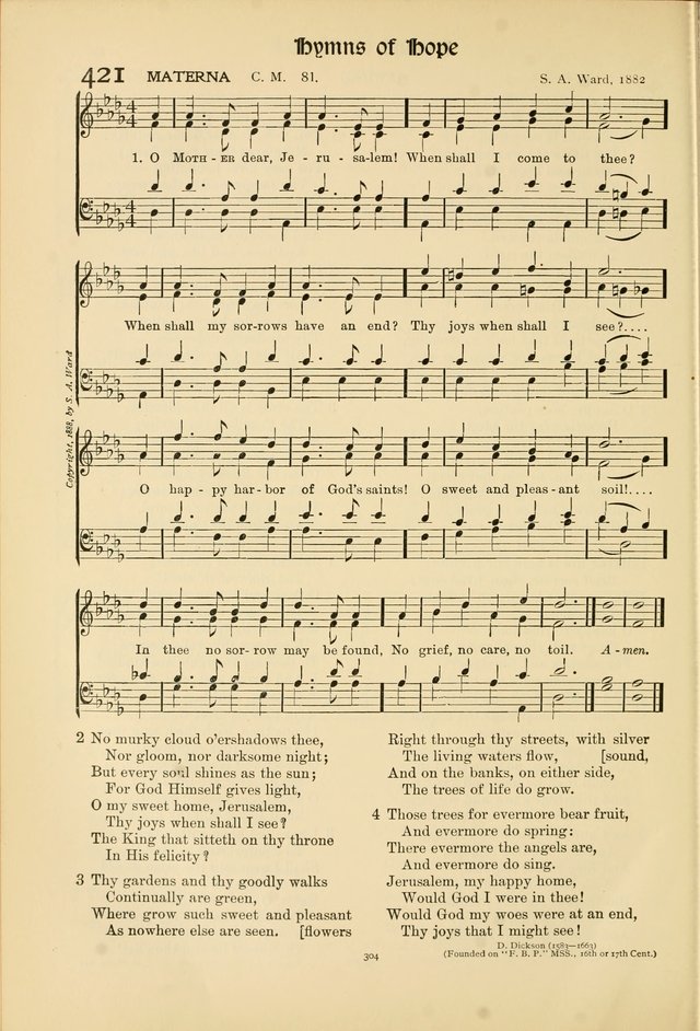 Hymns of Worship and Service page 304