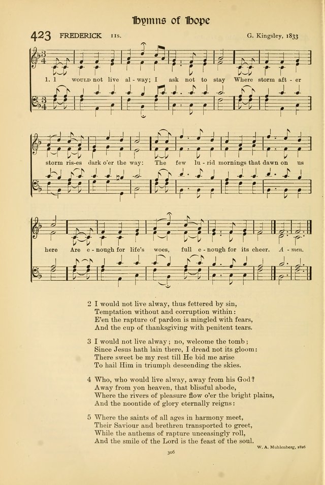 Hymns of Worship and Service page 306