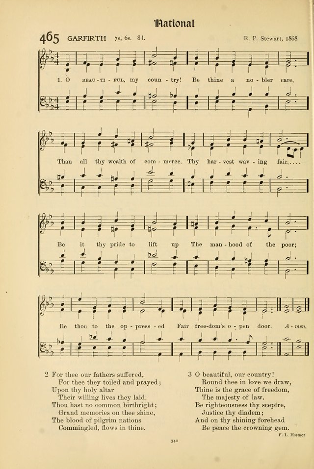 Hymns of Worship and Service page 340