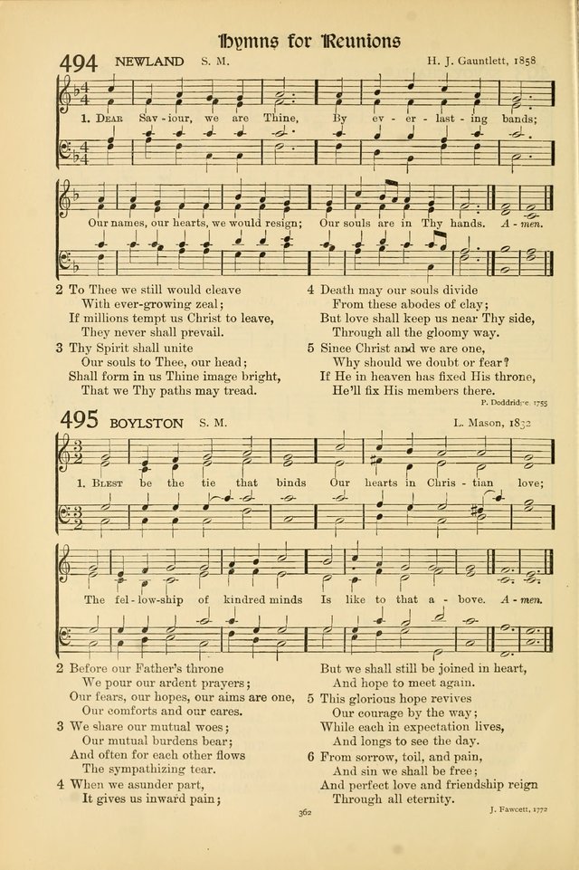 Hymns of Worship and Service page 362