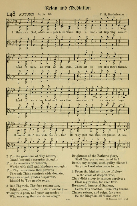 Hymns of Worship and Service: (12th ed.) page 110