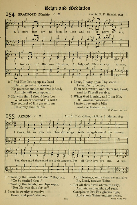 Hymns of Worship and Service: (12th ed.) page 115