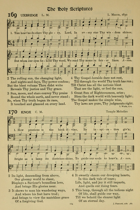 Hymns of Worship and Service: (12th ed.) page 124