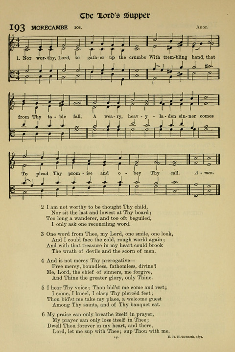 Hymns of Worship and Service: (12th ed.) page 140