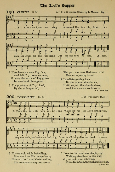 Hymns of Worship and Service: (12th ed.) page 144