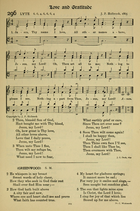 Hymns of Worship and Service: (12th ed.) page 215