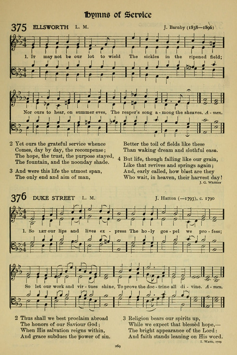 Hymns of Worship and Service: (12th ed.) page 269