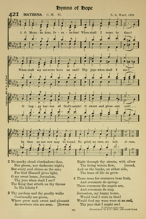 Hymns of Worship and Service: (12th ed.) page 304