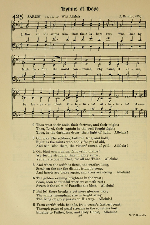 Hymns of Worship and Service: (12th ed.) page 308