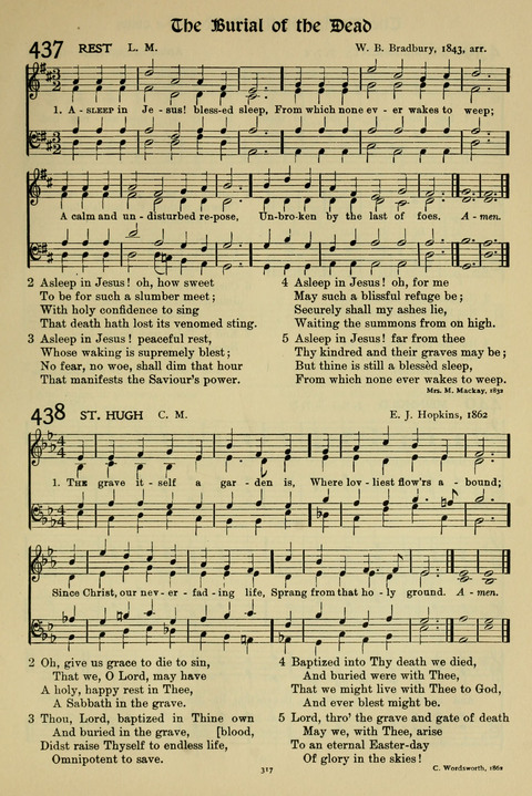 Hymns of Worship and Service: (12th ed.) page 317