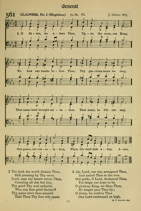 Hymns of Worship and Service: (12th ed.) page 413