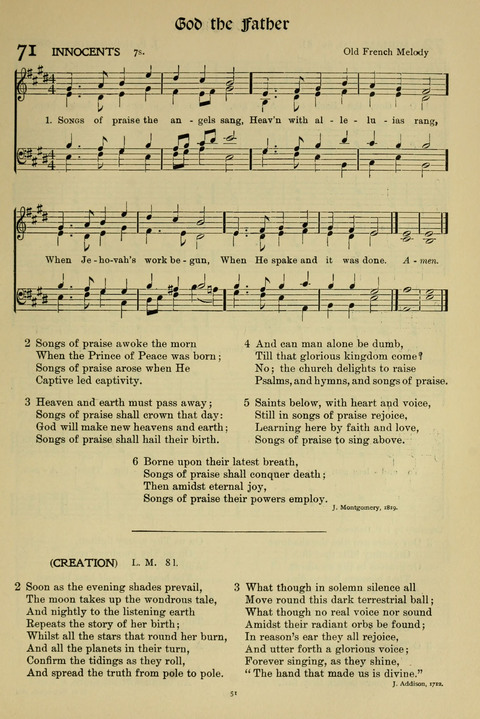 Hymns of Worship and Service: (12th ed.) page 51