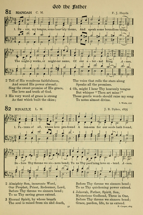 Hymns of Worship and Service: (12th ed.) page 57