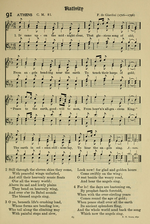 Hymns of Worship and Service: (12th ed.) page 65