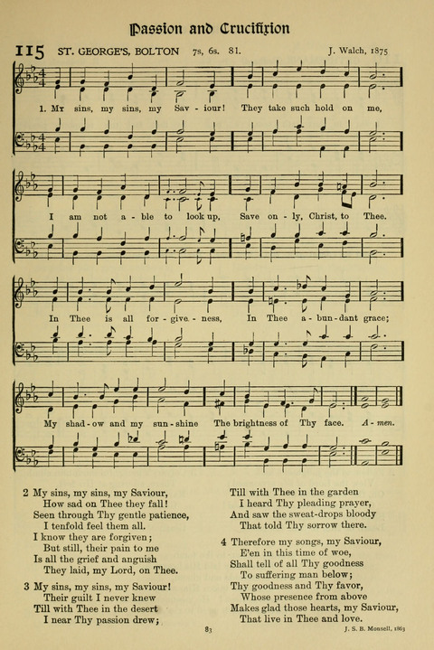 Hymns of Worship and Service: (12th ed.) page 83