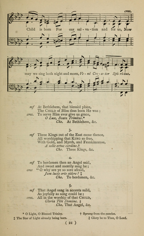 In Excelsis Gloria: Carols from Christmastide page 21