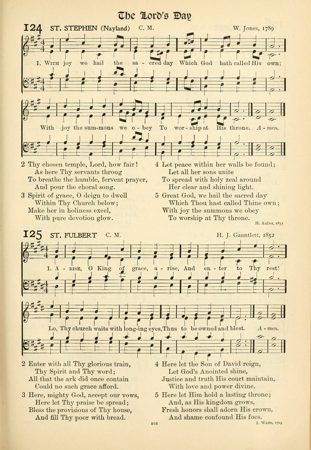 In Excelsis: hymns with tunes for Christian worship page 103