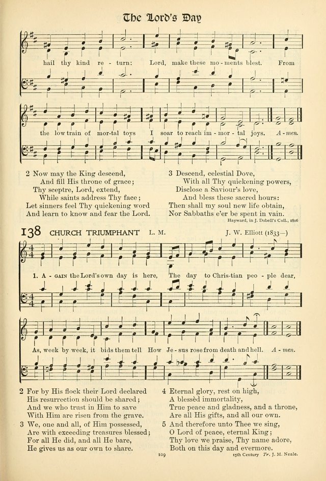 In Excelsis: hymns with tunes for Christian worship page 111