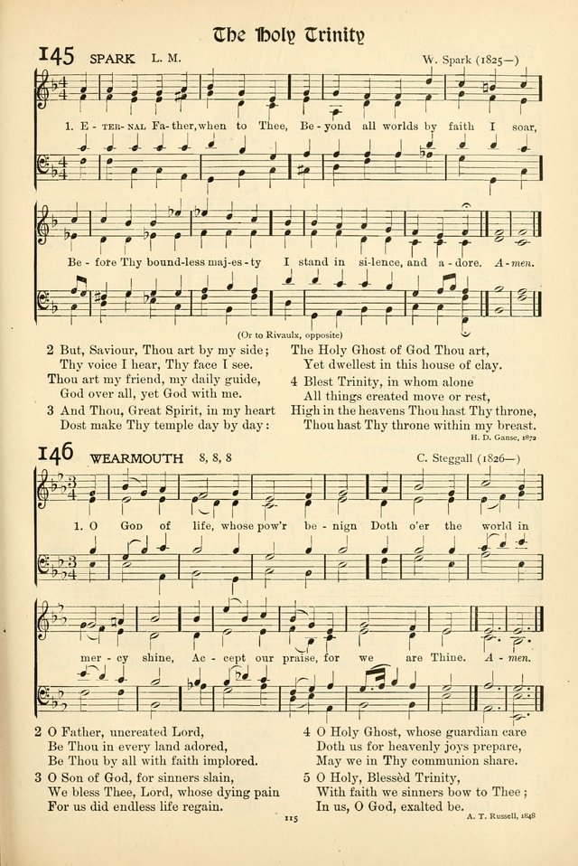 In Excelsis: hymns with tunes for Christian worship page 117