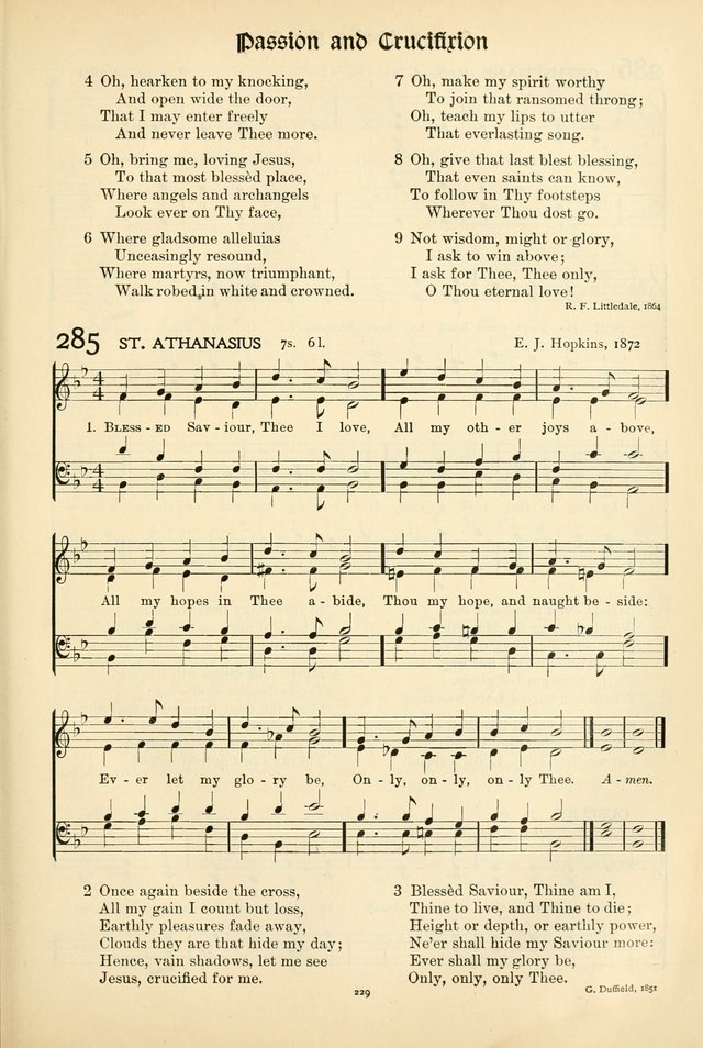 In Excelsis: hymns with tunes for Christian worship page 231