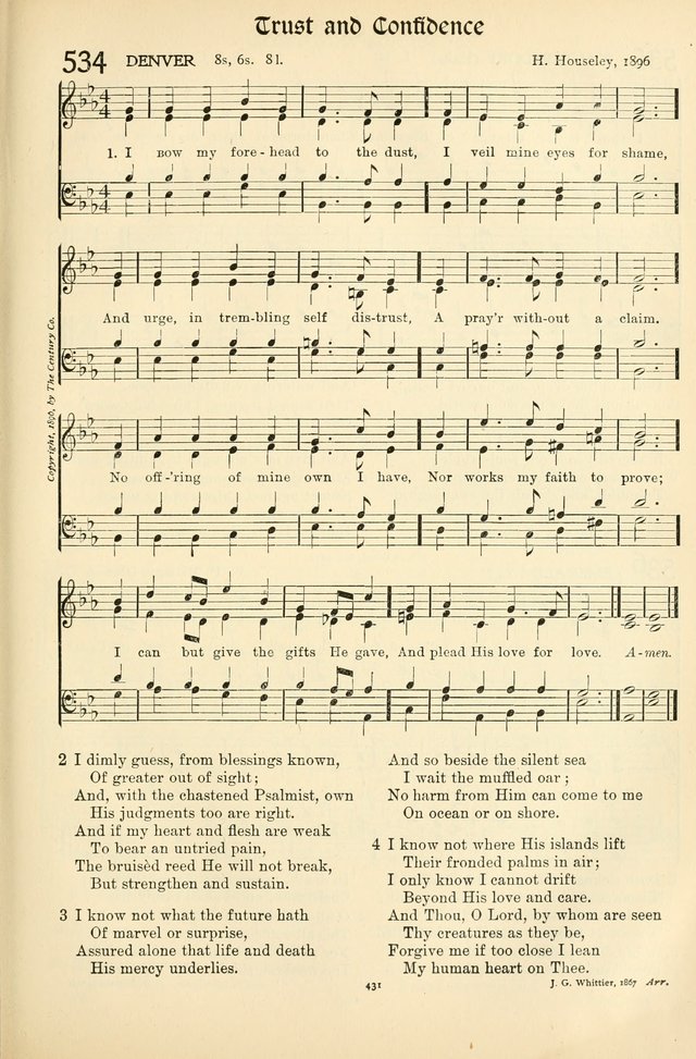 In Excelsis: hymns with tunes for Christian worship page 437