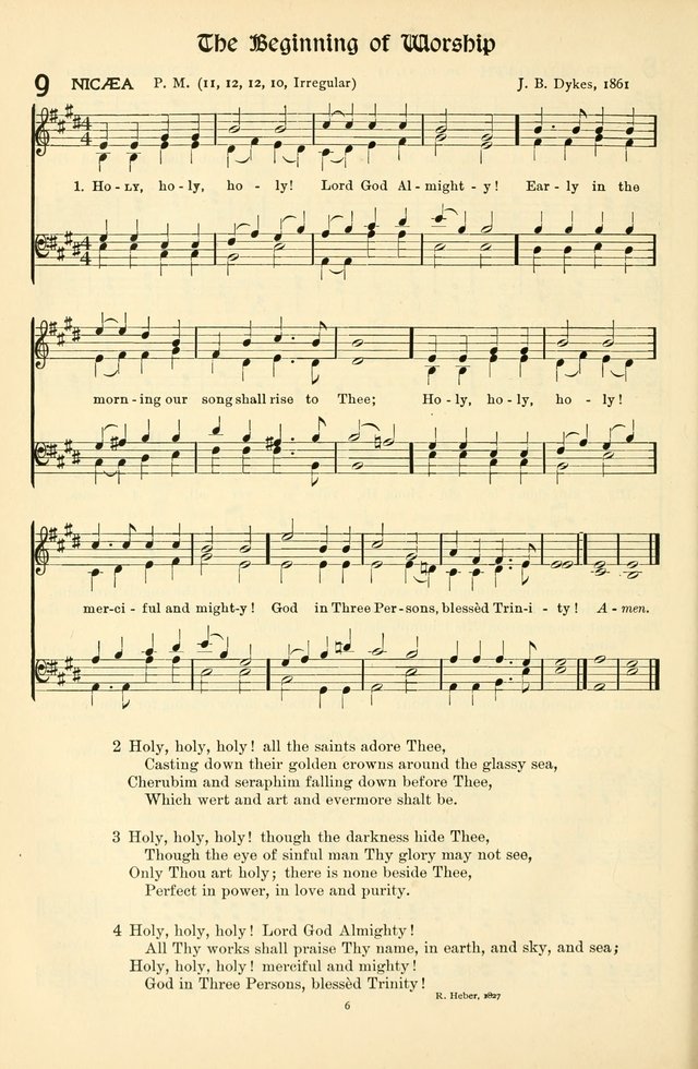 In Excelsis: hymns with tunes for Christian worship page 6