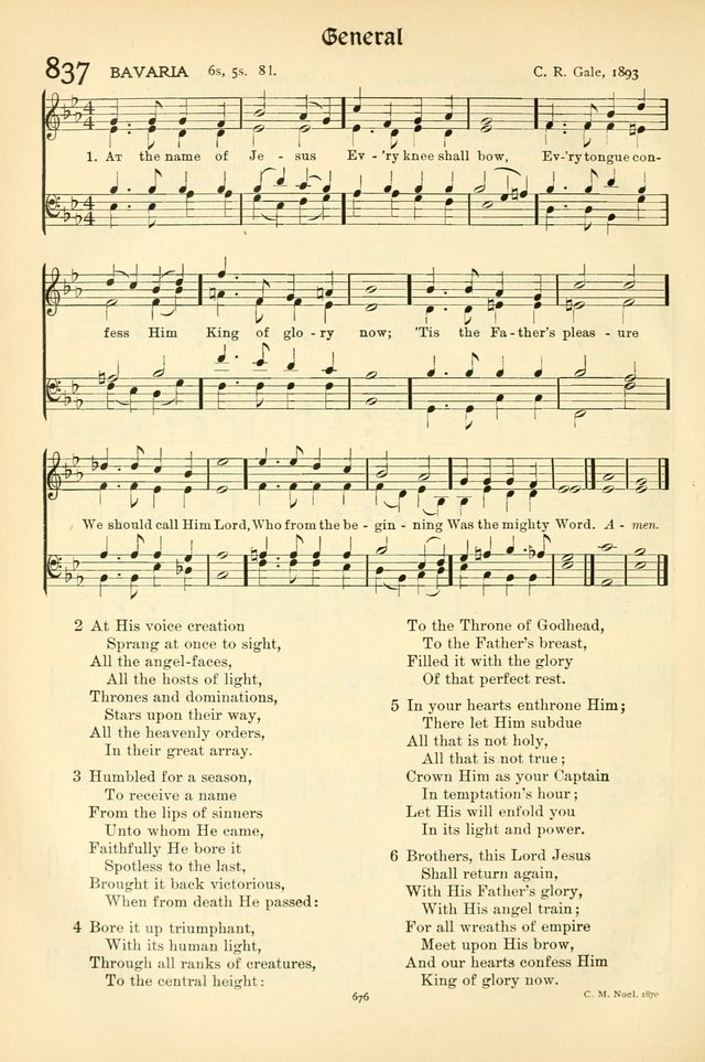 In Excelsis: hymns with tunes for Christian worship page 686