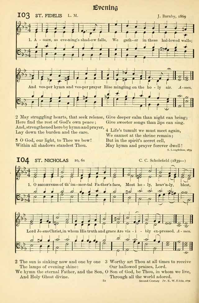 In Excelsis: hymns with tunes for Christian worship page 82