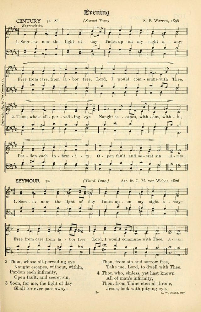 In Excelsis: hymns with tunes for Christian worship page 87