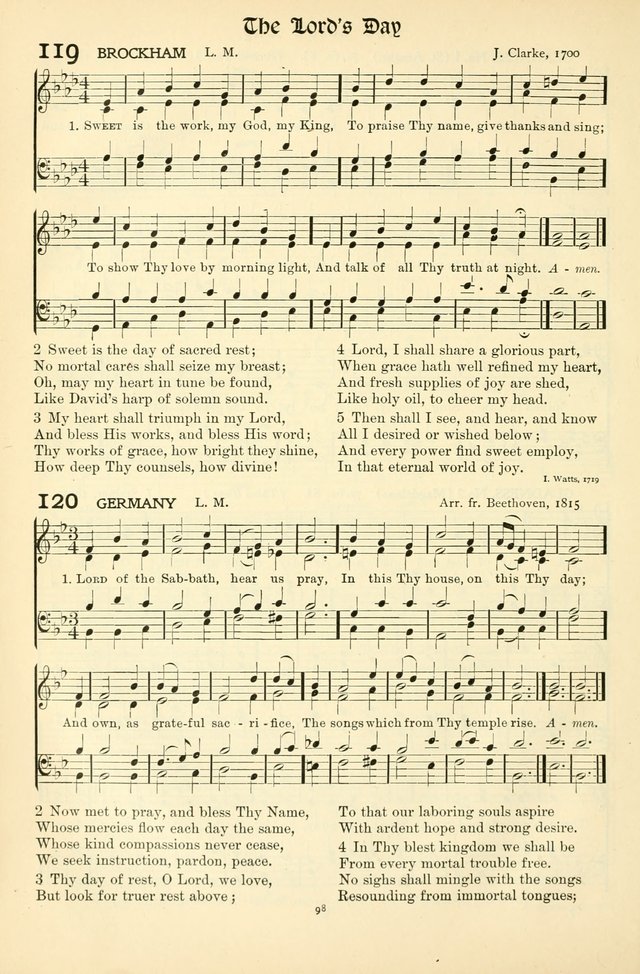 In Excelsis: Hymns with Tunes for Christian Worship. 7th ed. page 100