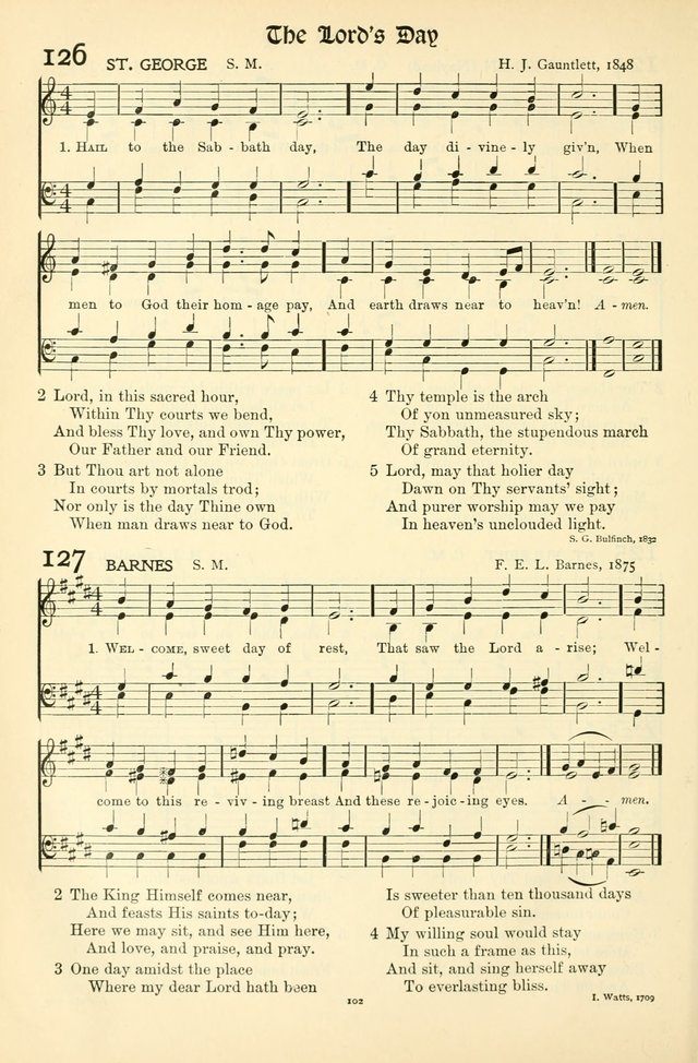 In Excelsis: Hymns with Tunes for Christian Worship. 7th ed. page 104