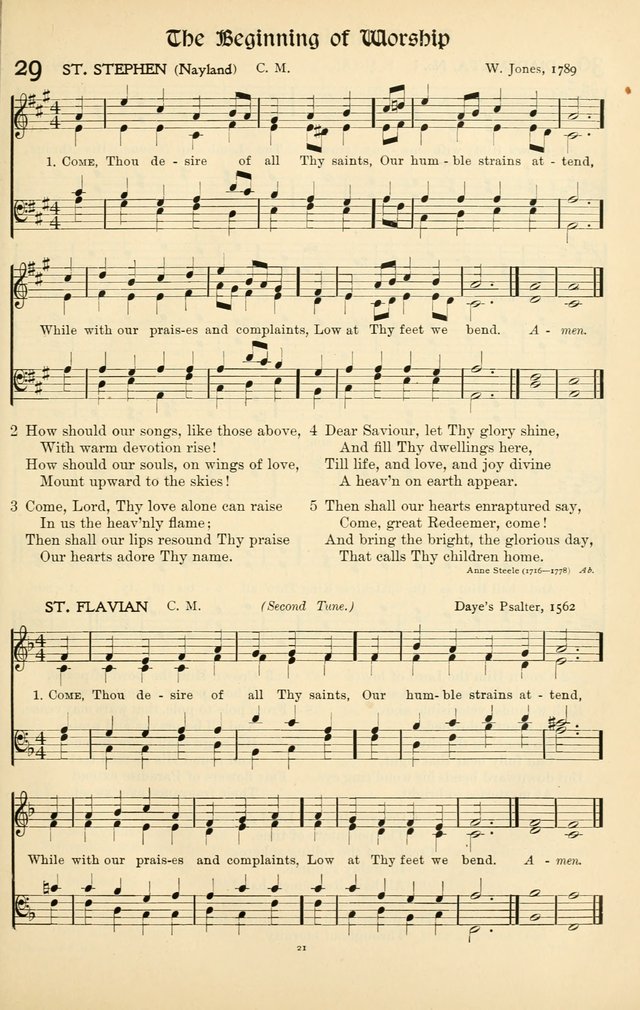 In Excelsis: Hymns with Tunes for Christian Worship. 7th ed. page 21