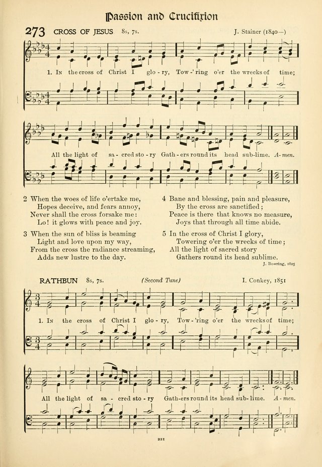 In Excelsis: Hymns with Tunes for Christian Worship. 7th ed. page 223