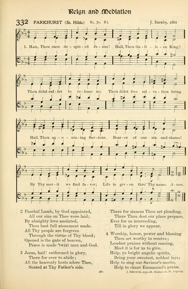 In Excelsis: Hymns with Tunes for Christian Worship. 7th ed. page 285