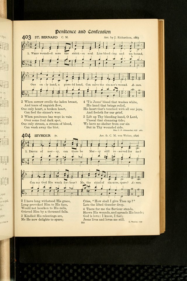 In Excelsis: Hymns with Tunes for Christian Worship. 7th ed. page 337