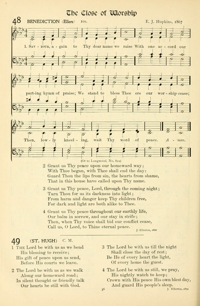 In Excelsis: Hymns with Tunes for Christian Worship. 7th ed. page 36