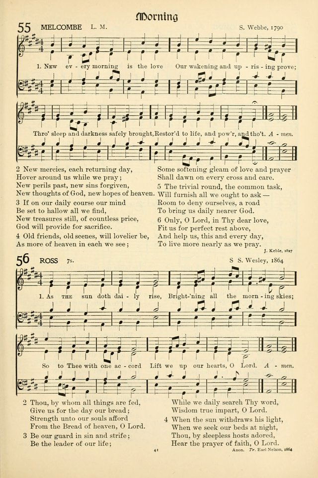 In Excelsis: Hymns with Tunes for Christian Worship. 7th ed. page 41