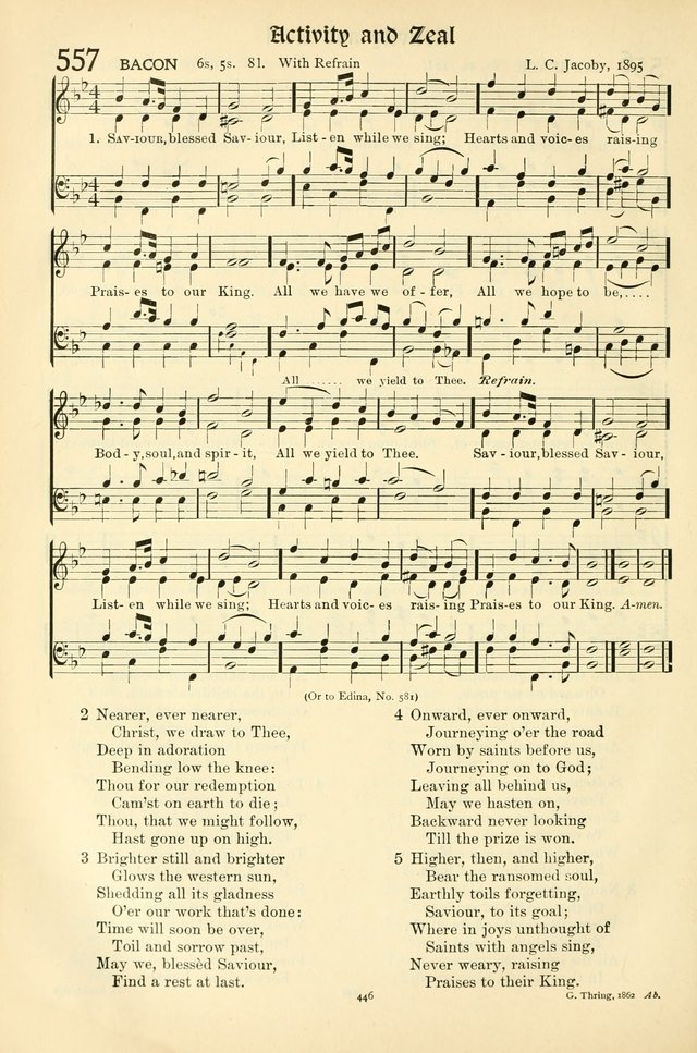 In Excelsis: Hymns with Tunes for Christian Worship. 7th ed. page 452