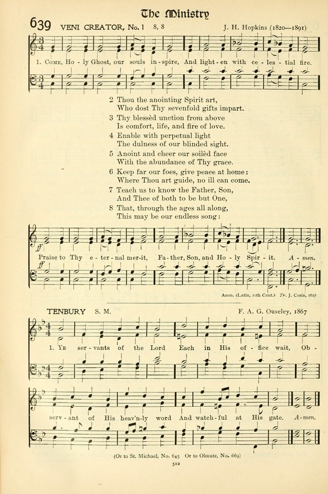 In Excelsis: Hymns with Tunes for Christian Worship. 7th ed. page 520