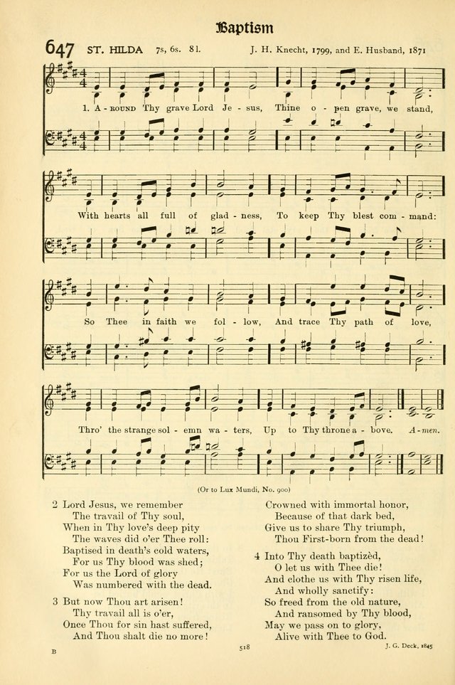 In Excelsis: Hymns with Tunes for Christian Worship. 7th ed. page 526