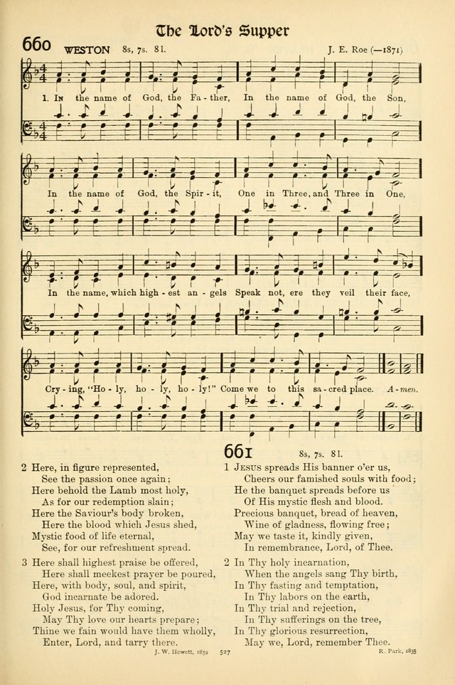 In Excelsis: Hymns with Tunes for Christian Worship. 7th ed. page 535